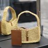 Yves Saint Laurent Bags Apricot Small_LE 5 A ̀ 7 armpit woven bag for la~Full of artistic atmosphere, the Lafite gra ir1t0hq6