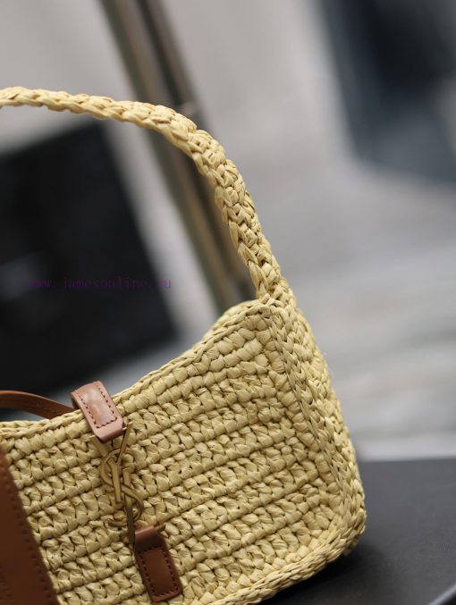 Yves Saint Laurent Bags Apricot Small_LE 5 A ̀ 7 armpit woven bag for la~Full of artistic atmosphere, the Lafite gra ir1t0hq6 - Image 5