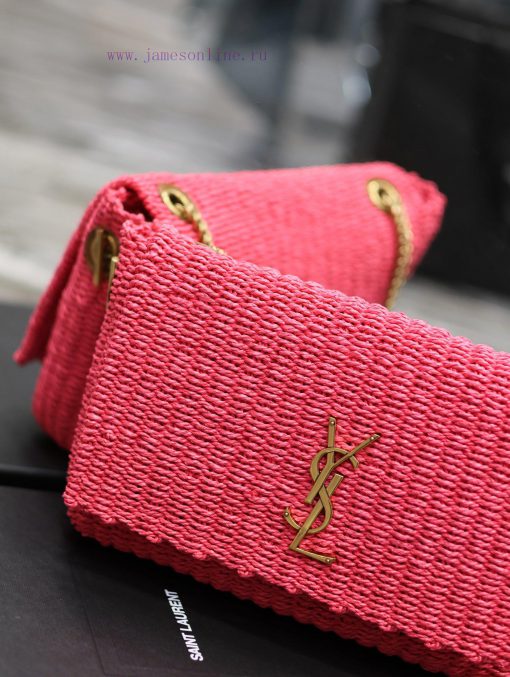 Yves Saint Laurent Bags Rose redKate_ Lafite Grass Vine Weaving Craft Chain BagFull of artistic atmosphere~Lafite gr 0aj6aok7 - Image 5