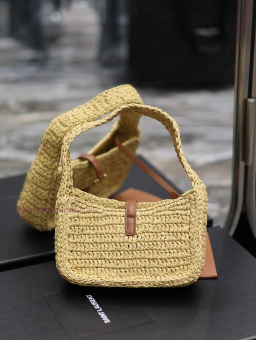 Yves Saint Laurent Bags Apricot Small_LE 5 A ̀ 7 armpit woven bag for la~Full of artistic atmosphere, the Lafite gra ir1t0hq6 - Image 10