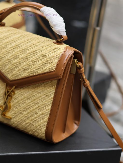 Yves Saint Laurent Bags CASSANDRA_ briefcaseWeaving and matching with the top layer of cowhide briefcase, the splici 3z4n2qeb - Image 5