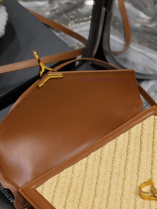 Yves Saint Laurent Bags CASSANDRA_ briefcaseWeaving and matching with the top layer of cowhide briefcase, the splici 3z4n2qeb - Image 8