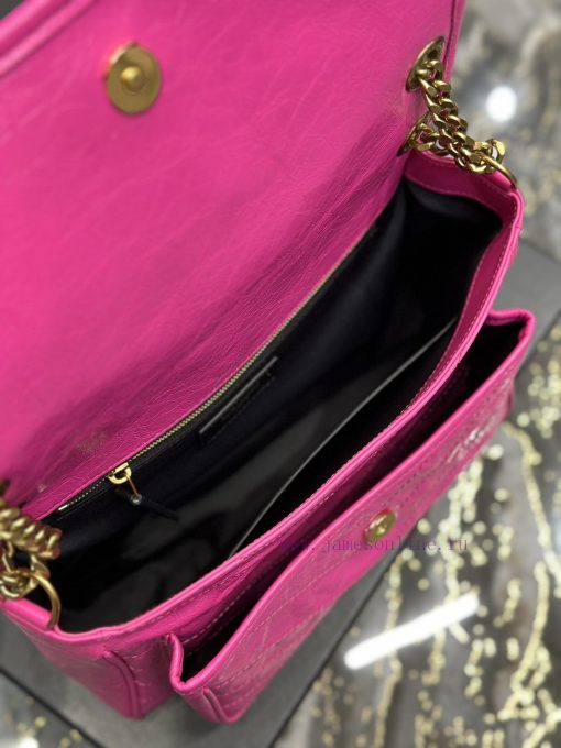 Yves Saint Laurent Bags Barbie Pink Pop Nikki NewBreakthrough in using used oil wax cowhide, the waxing effect is a o6bbpxnl - Image 10