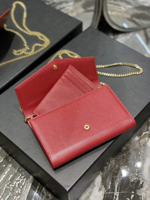 Yves Saint Laurent Bags 𝑈𝑝𝑡𝑜𝑤𝑛 _ Mini envelope packageThe most classic iconic metal logo, paired with a detachable c jbzbh1f6 - Image 9