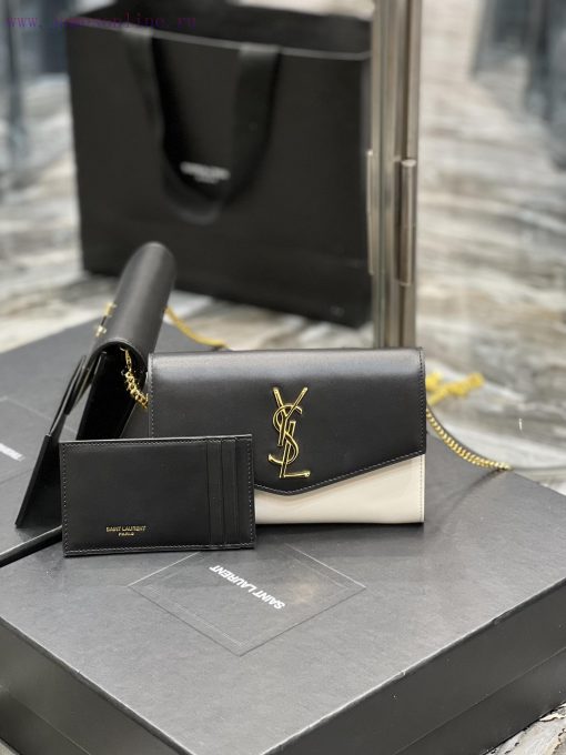 Yves Saint Laurent Bags 𝑈𝑝𝑡𝑜𝑤𝑛 _ Mini envelope packageThe most classic iconic metal logo, paired with a detachable c 5rbio73i - Image 2