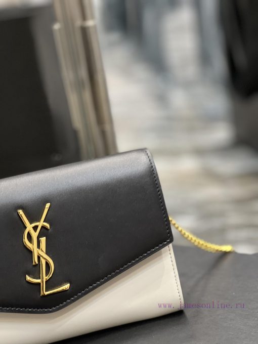 Yves Saint Laurent Bags 𝑈𝑝𝑡𝑜𝑤𝑛 _ Mini envelope packageThe most classic iconic metal logo, paired with a detachable c 5rbio73i - Image 4