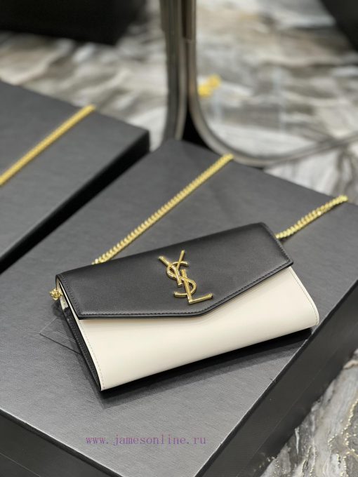 Yves Saint Laurent Bags 𝑈𝑝𝑡𝑜𝑤𝑛 _ Mini envelope packageThe most classic iconic metal logo, paired with a detachable c 5rbio73i - Image 6