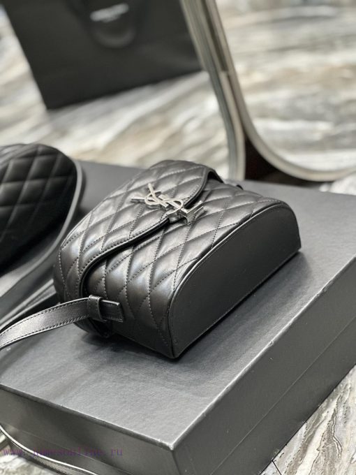 Yves Saint Laurent Bags JUNE Quilted Sheepskin Box Bag with Black Silver BuckleAdopting a front flip cover and a sha 1revpkgp - Image 8