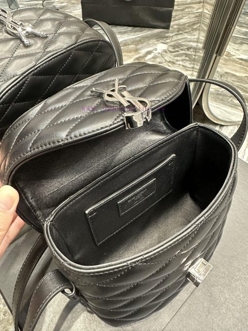 Yves Saint Laurent Bags JUNE Quilted Sheepskin Box Bag with Black Silver BuckleAdopting a front flip cover and a sha 1revpkgp - Image 10