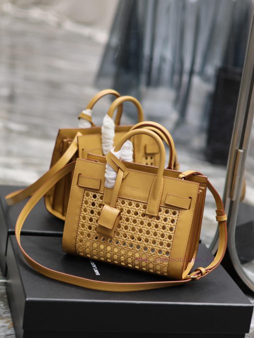 Yves Saint Laurent Bags sac de jour22cm_Equipped with long shoulder straps and mini sizeThe design concept of a larg lolubsib - Image 3