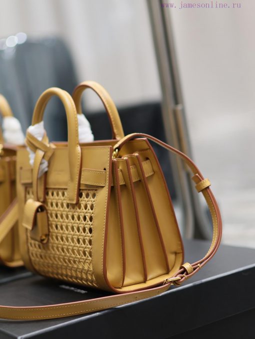 Yves Saint Laurent Bags sac de jour22cm_Equipped with long shoulder straps and mini sizeThe design concept of a larg lolubsib - Image 6