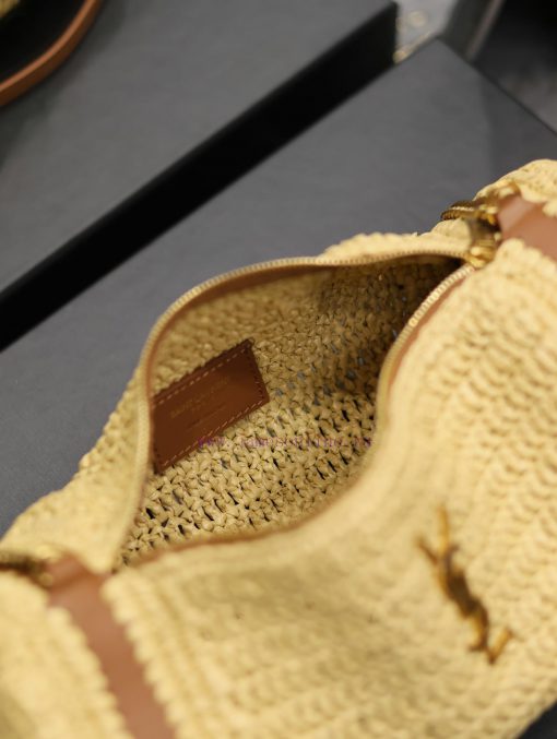 Yves Saint Laurent Bags SADE_ Lafite straw weaving craft cylindrical bagFull of artistic atmosphere~Lafite grass wea k359q780 - Image 8