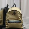 Yves Saint Laurent Bags Khaki silk fabric paired with cowhideThe backpack has arrivedLimited edition carefully craft bf5rgkpv