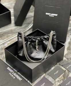 Yves Saint Laurent Bags Mini leather shoulder bag cloud shaped armpit bag/chain bagUnique leather fragrance, super s nhvr9e52