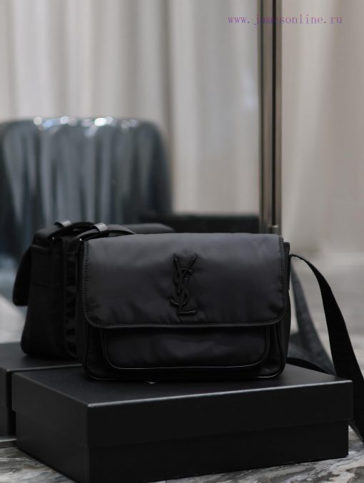 Yves Saint Laurent Bags Niki_ Nylon StyleSalt college style single shoulder crossbody bag that can be carried by bot by8kkme8