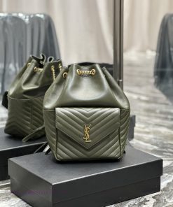 Yves Saint Laurent Bags 𝐉𝐨𝐞 _ Backpack Green 🫒It's not an exaggeration to say that this is a classic backpack that c v5o3i2kq