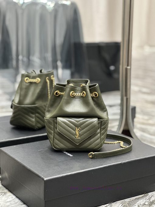 Yves Saint Laurent Bags JOE_The latest V-shaped quilted mini bucket bag has arrived. It is a cute and all inclusive 1lwm2u6p
