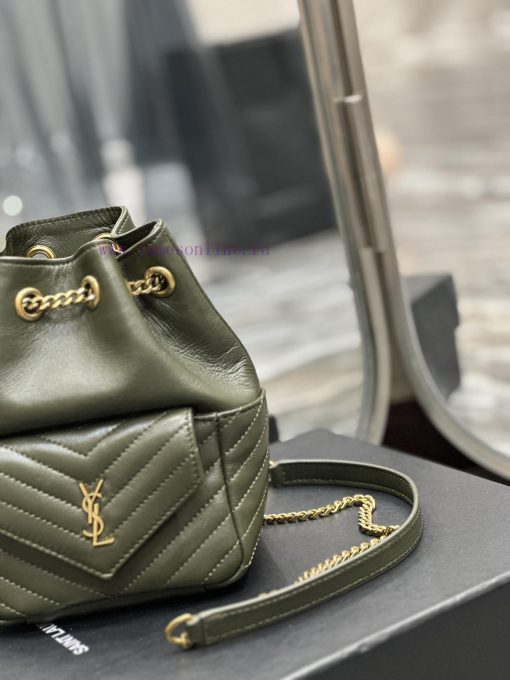 Yves Saint Laurent Bags JOE_The latest V-shaped quilted mini bucket bag has arrived. It is a cute and all inclusive 1lwm2u6p - Image 3