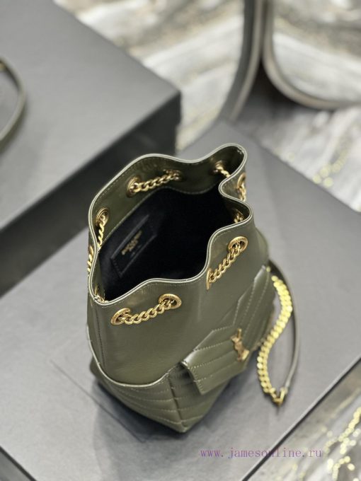 Yves Saint Laurent Bags JOE_The latest V-shaped quilted mini bucket bag has arrived. It is a cute and all inclusive 1lwm2u6p - Image 7