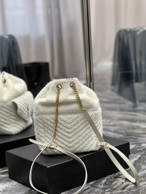 Yves Saint Laurent Bags 𝐉𝐨𝐞 _ Backpack Pearl Grey White 🤍It's not an exaggeration to say that this is a classic back fwh8ljyn - Image 6