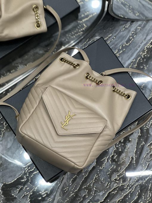 Yves Saint Laurent Bags 𝐉𝐨𝐞 _ Apricot gold buckle on backpackIt's not an exaggeration to say that this is a classic swa74ycy - Image 10