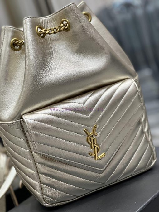 Yves Saint Laurent Bags 𝐉𝐨𝐞 _ Champagne color backpack 🥂It's not an exaggeration to say that this is a classic backp 9we4ixrm - Image 4