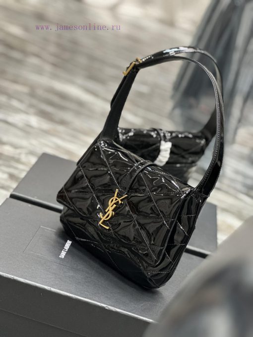 Yves Saint Laurent Bags Black patent leather with gold buckle_LE 57 Series Quilted Underarm BagThese days, without a oa18wl8t - Image 4