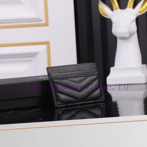 Yves Saint Laurent Bags SLoro Piana card clip credit clip metal interlocking YSL standard, jacquard embossed stitchi gi0nem8k - Image 3