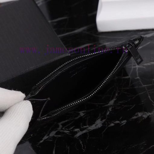 Yves Saint Laurent Bags New Saint Laurent Card Bag Authentic Development [Rose] [Rose] Imported Small Particle Leath q8goiahs - Image 6