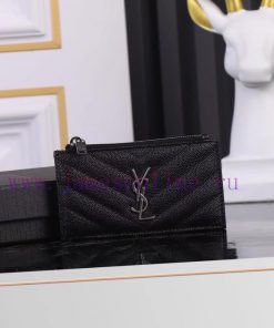 Yves Saint Laurent Bags New Saint Laurent Card Bag Authentic Development [Rose] [Rose] Imported Small Particle Leath 92khfpsb