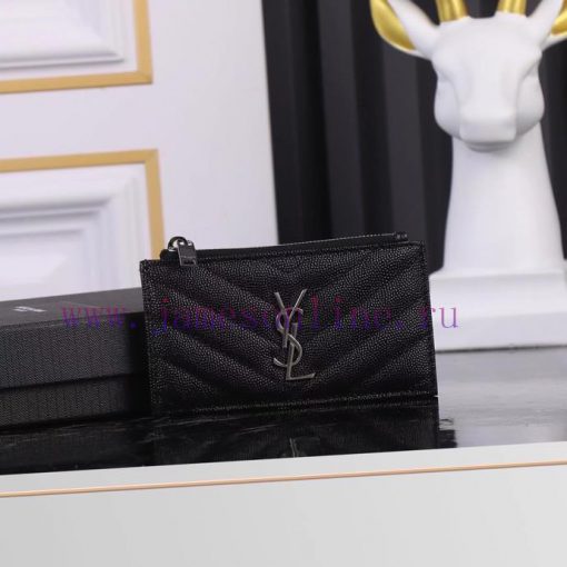 Yves Saint Laurent Bags New Saint Laurent Card Bag Authentic Development [Rose] [Rose] Imported Small Particle Leath 92khfpsb