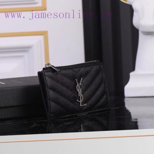 Yves Saint Laurent Bags New Saint Laurent Card Bag Authentic Development [Rose] [Rose] Imported Small Particle Leath 92khfpsb - Image 4