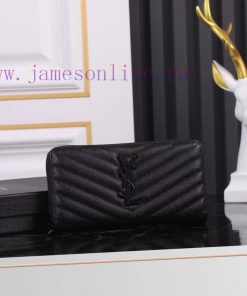 Yves Saint Laurent Bags Y's popular wallet, a brand new upgraded version of the V-line single pull model, is a top t 913m99dy