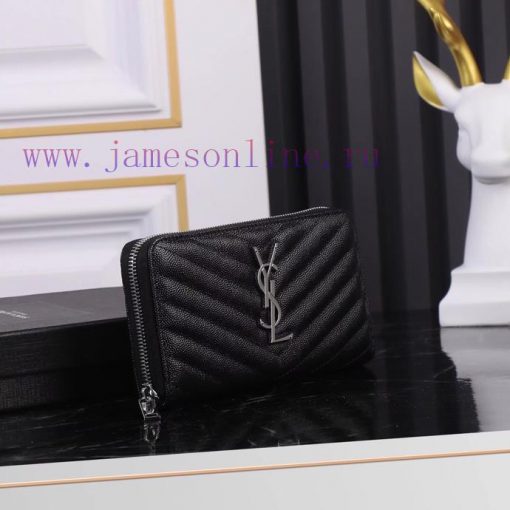 Yves Saint Laurent Bags Y's popular wallet, a brand new upgraded version of the V-line single pull model, is a top t b6i7xr1o - Image 4