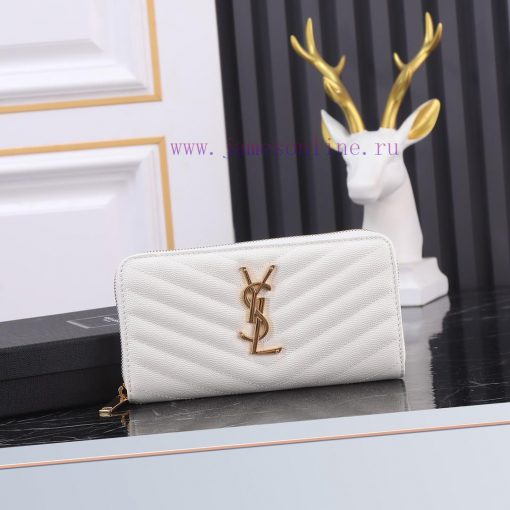 Yves Saint Laurent Bags Y's popular wallet, a brand new upgraded version of the V-line single pull model, is a top t d92teape - Image 2