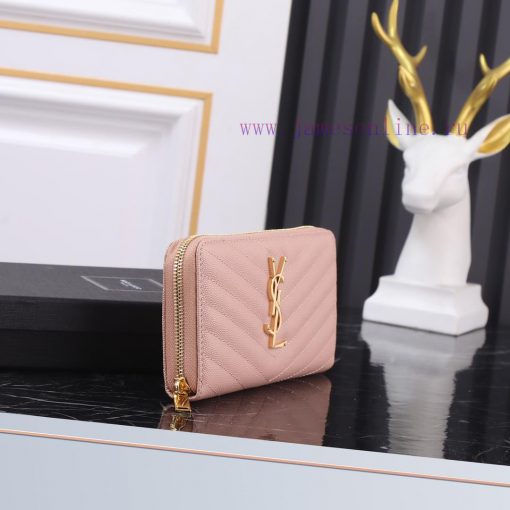 Yves Saint Laurent Bags Y's popular wallet, a brand new upgraded version of the V-line single pull model, is a top t nl325ari - Image 4