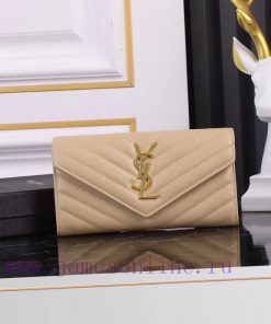 Yves Saint Laurent Bags Equipped with a complete set of the latest packagingY's envelope long clip is made of import sshj0zbw