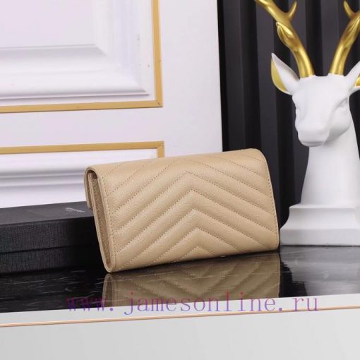 Yves Saint Laurent Bags Equipped with a complete set of the latest packagingY's envelope long clip is made of import sshj0zbw - Image 3
