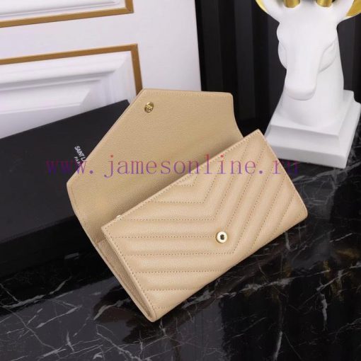 Yves Saint Laurent Bags Equipped with a complete set of the latest packagingY's envelope long clip is made of import sshj0zbw - Image 8