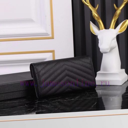 Yves Saint Laurent Bags Equipped with a complete set of the latest packagingY's envelope long clip is made of import l8ma5teb - Image 3