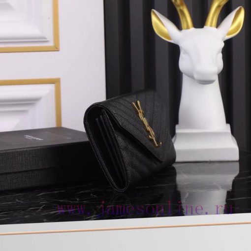 Yves Saint Laurent Bags Equipped with a complete set of the latest packagingY's envelope long clip is made of import l8ma5teb - Image 4