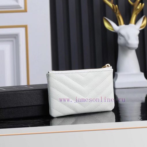 Yves Saint Laurent Bags The first key bag in the YSL series, featuring a V-shaped chain bag and a key ring with exqu wkwt09ez - Image 3