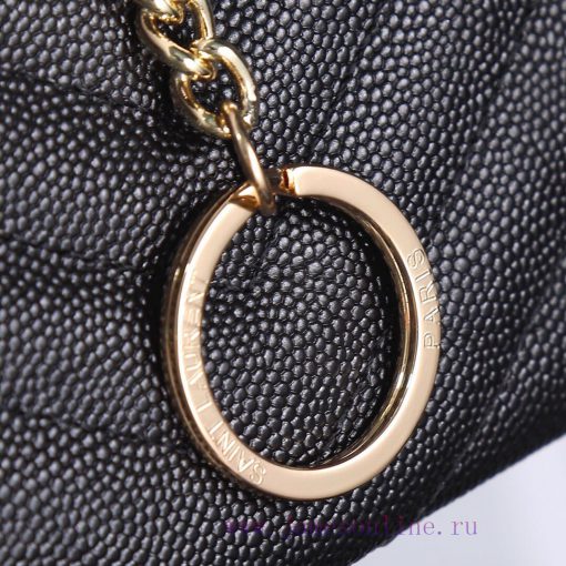 Yves Saint Laurent Bags The first key bag in the YSL series, featuring a V-shaped chain bag and a key ring with exqu heg87s5w - Image 8