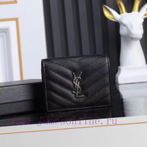 Yves Saint Laurent Bags Y Home Short Clip Authentic Development Imported cowhide pressed caviar with one central com jimr2ws3 - Image 2