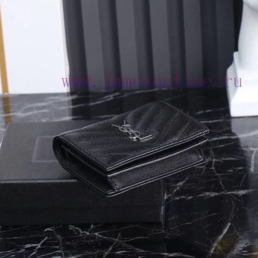 Yves Saint Laurent Bags Y Home Short Clip Authentic Development Imported cowhide pressed caviar with one central com jimr2ws3 - Image 5