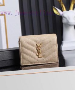 Yves Saint Laurent Bags Y Home Short Clip Authentic Development Imported cowhide pressed caviar with one central com tk5g9xhs