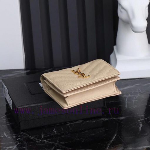 Yves Saint Laurent Bags Y Home Short Clip Authentic Development Imported cowhide pressed caviar with one central com tk5g9xhs - Image 5