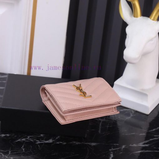 Yves Saint Laurent Bags Y Home Short Clip Authentic Development Imported cowhide pressed caviar with one central com xe5xv5kg - Image 5