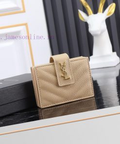 Yves Saint Laurent Bags YSL 2021 New Mini Change Organ Card Bag Authentic Development [Rose] [Rose] Imported Small P s39s173r