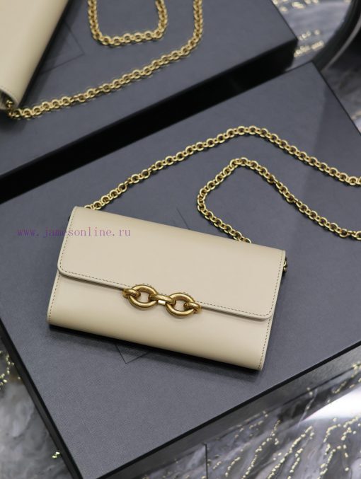 Yves Saint Laurent Bags Apricot colorLE MAILLON plain cowhide chain bagAbsolutely right, it belongs to the series of yjimh2qz